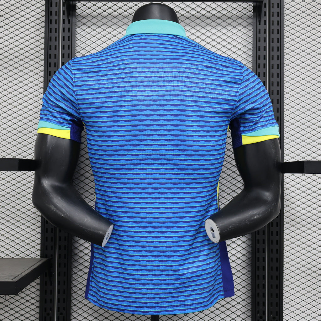 Maillot Officiel Brésil Extérieur – Bleu Vagues | Édition Match 2024