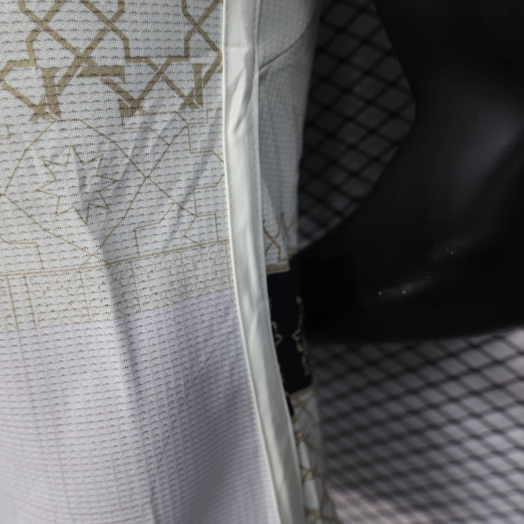 Maillot Concept Algérie 24/25 – Blanc & Noir Rosace