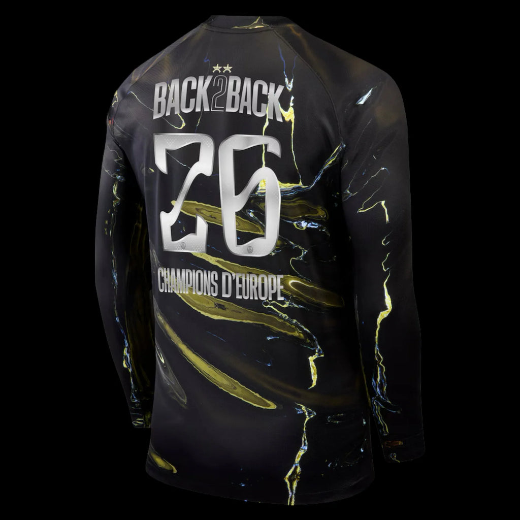 Paris SG Maillot Manches Longues Night Edition 25/26 – CHAMPIONS ⭐⭐