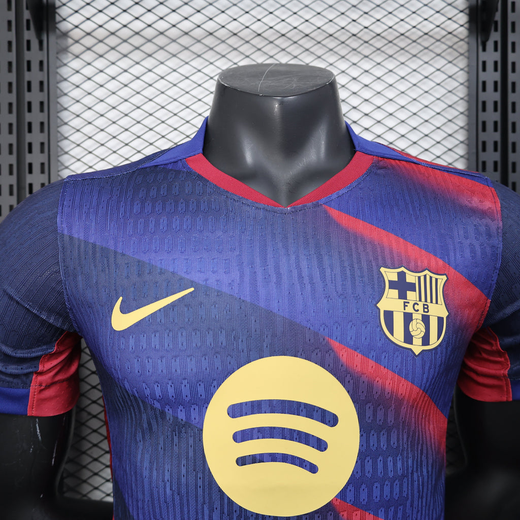 Maillot domicile FC Barcelone 2023/2024 – Bleu & Rouge – Logo doré Spotify