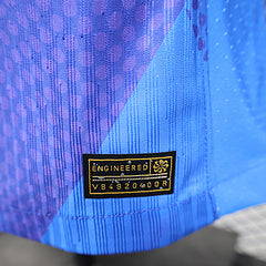 Maillot Brésil Extérieur – Édition Spéciale Patchwork Bleu & Vert Fluo